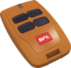 Remote control for gates, garage doors and other automated devices, 433 MHz rolling code
