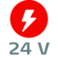 24 V