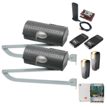 Moteur pour portail battant jusqu'à 2,5 m de long et 250 kg. Prédisposé pour la communication sans fil U-link