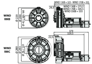 dibujo técnico WIND RM
