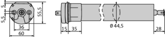 disegno tecnico REEL EASY RUA