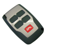 433 MHz rolling code remotes with soft touch finishes