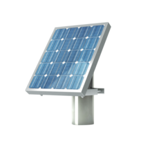 Solar powered gate opener: solar panel, control unit and expansion battery for electric gates